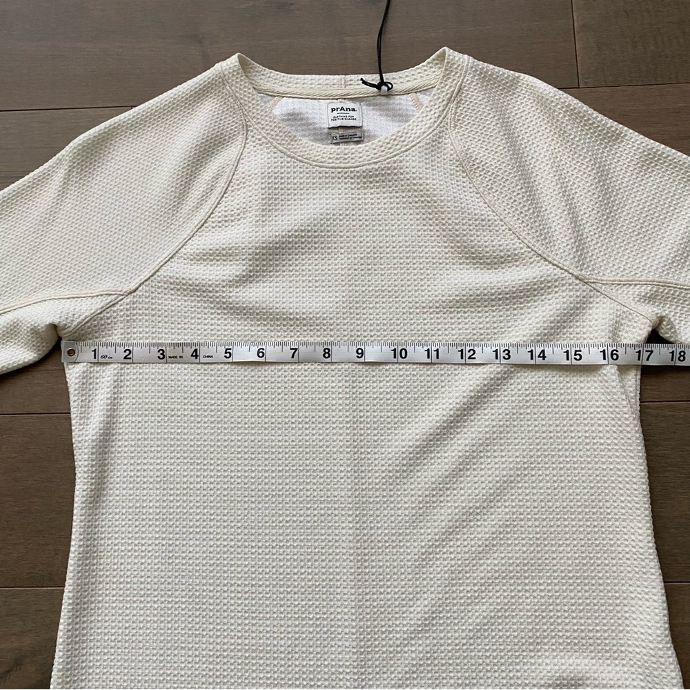 Prana Wensley Long Sleeve Wool Blend Thermal Top XS - Picture 11 of 12